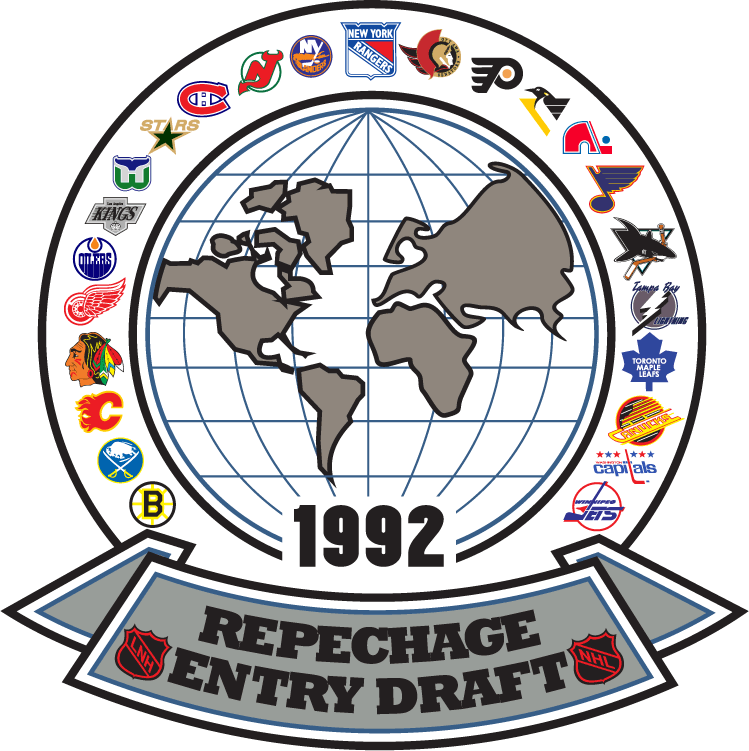 NHL Draft 1992 Primary Logo iron on transfers for clothing